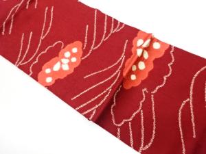 絞り雲に変わり波模様名古屋帯